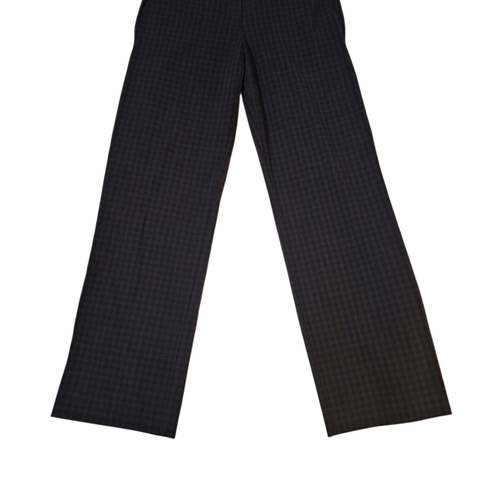 GAP Perfect Trouser Black/Grey Checkered Stretch Pants Straight-Leg. Size 6R - Picture 13 of 14
